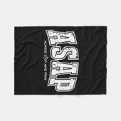 Asap Always Stop And Pray Christian Faith Easter Fleece Deken (Voorkant (Horizontaal))