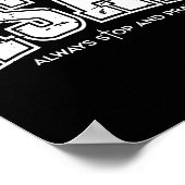 Asap Always Stop And Pray Christian Faith Easter  Poster (Hoek)