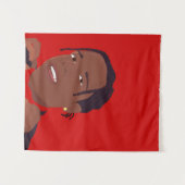 ASAP Rocky Tapestry Wandkleed (Voorkant (horizontaal))
