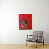 ASAP Rocky Tapestry Wandkleed (In situ)