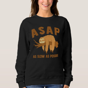 ASAP Zo Traag Als Mogelijk Luiaard Trui