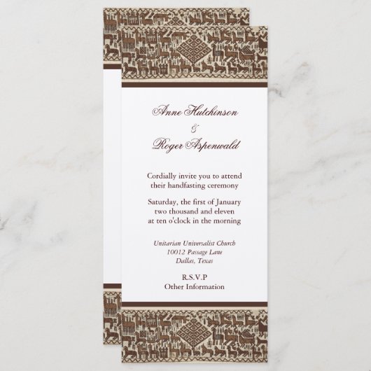 Asatru Handfasting Kaart (Voorkant / Achterkant)