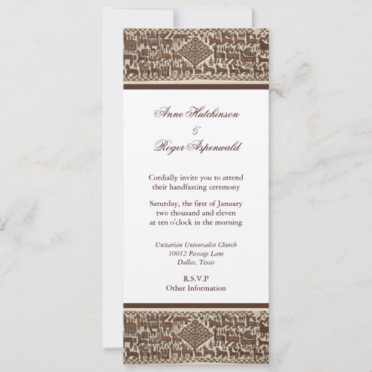 Asatru Handfasting Kaart (Voorkant)