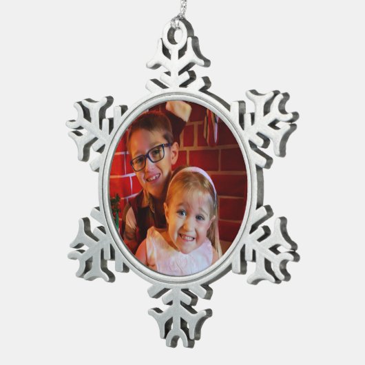 ASB TIN SNEEUWVLOK ORNAMENT (Rechts)