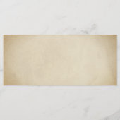 Asbakroos Sprookjeskoets Menu (Achterkant)