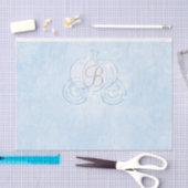 Asbella Pompoenkoets Monogram Eerste Letter Tissuepapier (Craft)