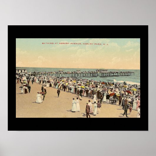 Asbury Avenue, Asbury Park, New Jersey Poster (Voorkant)