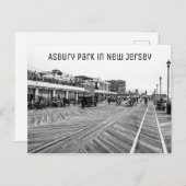 Asbury Park Beach in New Jersey Briefkaart (Voorkant / Achterkant)