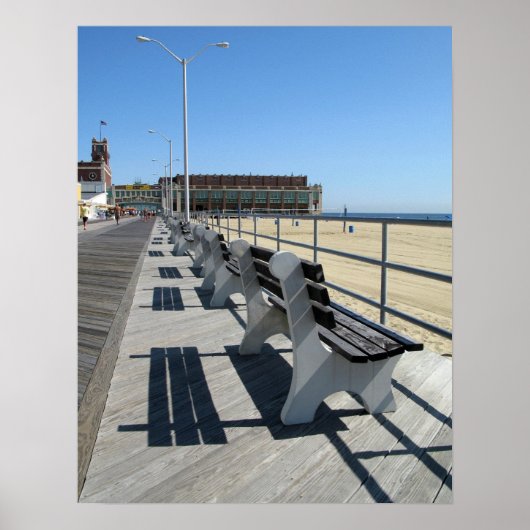 Asbury Park Boardwalk Poster (Voorkant)