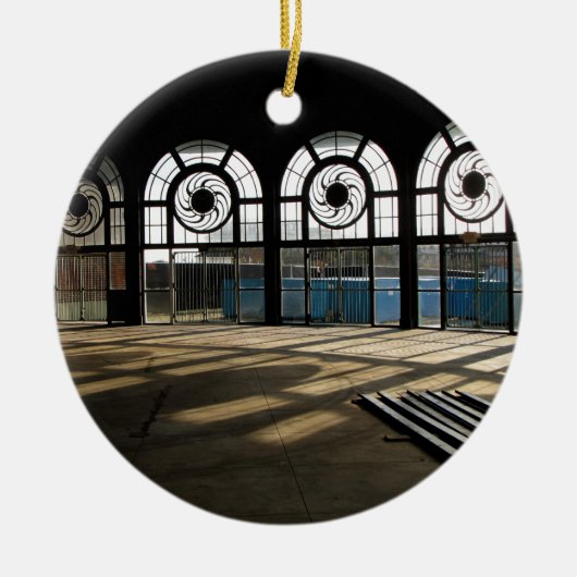 Asbury Park Casino carrouselhuis Keramisch Ornament (Voorkant)