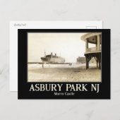 Asbury Park, Morro Castle,  Briefkaart (Voorkant / Achterkant)