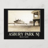 Asbury Park, Morro Castle,  Briefkaart (Voorkant)