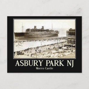 Asbury Park, Morro Castle,  Briefkaart