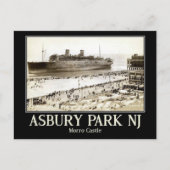 Asbury Park, Morro Castle,  Briefkaart (Voorkant)