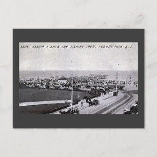 Asbury Park, New Jersey 1910  Briefkaart