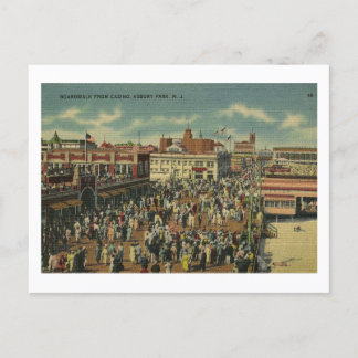 Asbury Park New Jersey Boardwalk Briefkaart