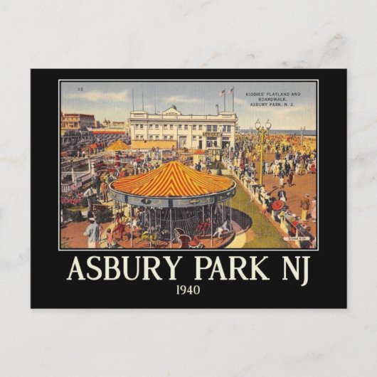 Asbury Park, New Jersey, Briefkaart (Voorkant)