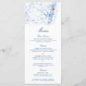 Asbury Park New Jersey Kaart Bruiloft (Voorkant)