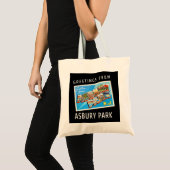 Asbury Park New Jersey NJ Travel Souvenir Gift Pos Tote Bag (Voorkant (product))