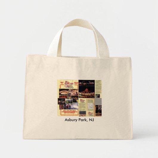 Asbury Park, New Jersey - Palace Park, NJ Mini Tote Bag (Voorkant)