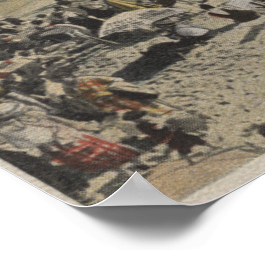 Asbury Park, NJ - Bathing Scene van Boardwalk Poster (Hoek)