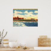 Asbury Park NJ, Beach Scene,  Poster (Keuken)