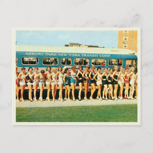 Asbury Park NJ, Beauty Pageant  Briefkaart (Voorkant)