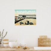Asbury Park NJ, Boardwalk, Arcade,  Poster (Keuken)