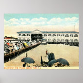 Asbury Park NJ, Boardwalk, Arcade,  Poster (Voorkant)
