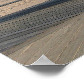 Asbury Park NJ Boardwalk - Bench Poster (Hoek)