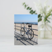 Asbury Park NJ Boardwalk - Bicycle Briefkaart (Staand voorkant)