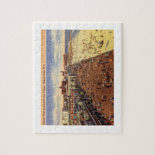 Asbury Park NJ, Boardwalk, Casino, 1950 Legpuzzel (Verticaal)