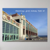 Asbury Park NJ boardwalk - Convention Hall Poster (Voorkant)