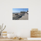 Asbury Park NJ Boardwalk Cyclists Poster (Keuken)