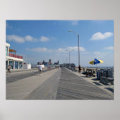 Asbury Park NJ Boardwalk en store Poster (Voorkant)