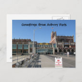 Asbury Park NJ Boardwalk Paramount Convention H.. Briefkaart (Voorkant / Achterkant)