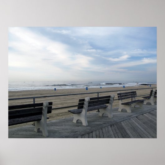 Asbury Park NJ boardwalk Poster (Voorkant)