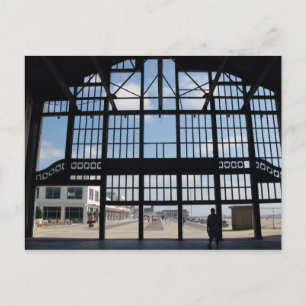 Asbury Park NJ Boardwalk-Uitzicht van het Casino-g Briefkaart