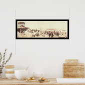 Asbury Park, NJ Foto 1902 Poster (Keuken)