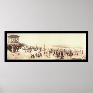 Asbury Park, NJ Foto 1902 Poster