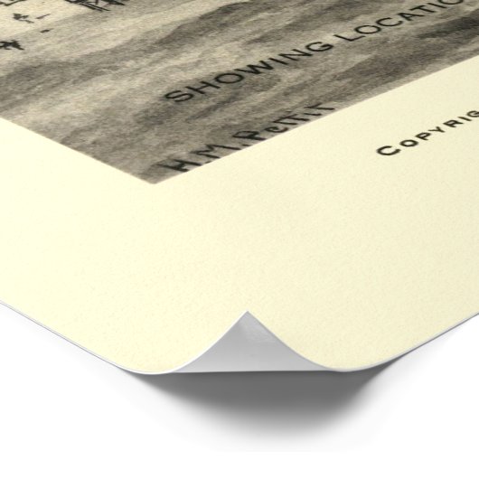 Asbury Park, NJ Panoramic Map - 1910 Poster (Hoek)