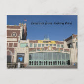 Asbury Park NJ Paramount Theater & Convention Hall Briefkaart (Voorkant)