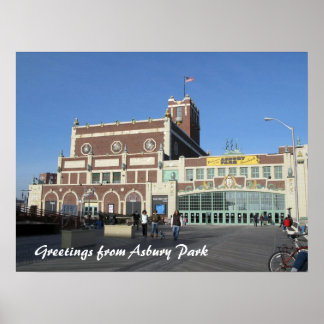 Asbury Park NJ Paramount Theater & Convention Hall Poster