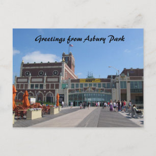 Asbury Park NJ Paramount Theater, Greetings voor.. Briefkaart