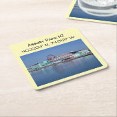 Asbury Park NJ Style Color Party Drink Kartonnen Onderzetters (Schuin)