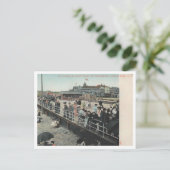Asbury Park NJ, Watching Bathers, Boardwalk, 1906 Briefkaart (Staand voorkant)