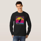 Asbury Park Retro 80s Style Souvenir Beach T-shirt (Voorkant volledig)