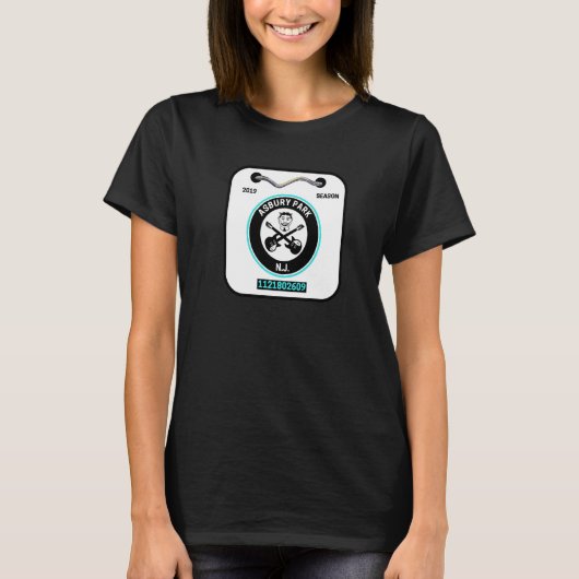 Asbury Park Tillie Beach Badge T-shirt (Voorkant)