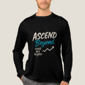 Ascend Beyond - Reach New Heights Long Sleeves Tee Tri-Blend Shirt (Voorkant volledig)