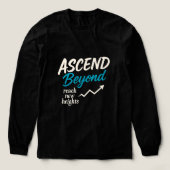 Ascend Beyond - Reach New Heights Long Sleeves Tee Tri-Blend Shirt (Voorkant)